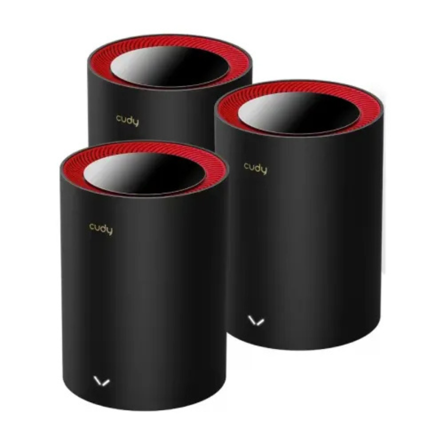 CUDY M3000 AX3000 GIGABIT Whole Home Mesh WIFI6 System Router (3-PACK)